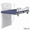 CT 4000 stellebord, veggmontert med elektrisk høyderegulering  - eksempel fra produktgruppen dusjvogner, dusjbord og stellebord