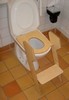 Toalettsete med trinn  - eksempel fra produktgruppen toalettseter