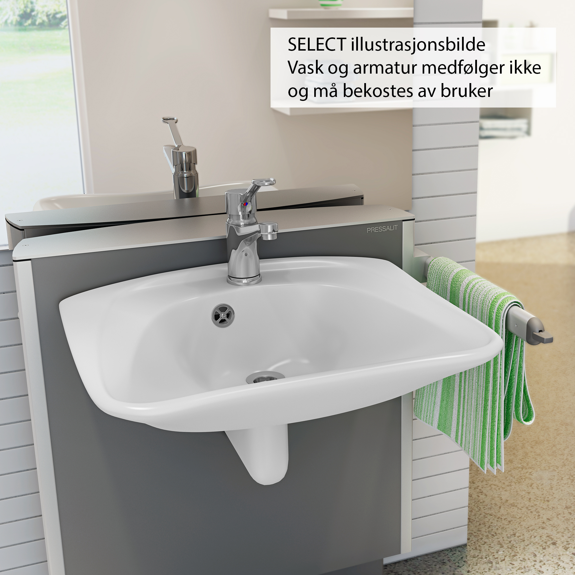 Hjelpemiddeldatabasen - Select høyderegulering servant fra Funksjonsutstyr  AS